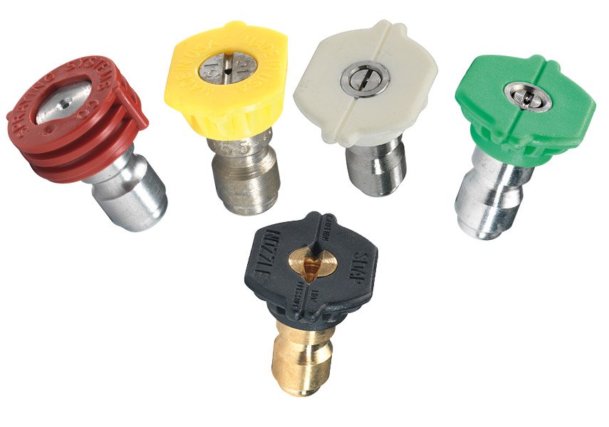 1/4" BE Quick Release Pressure Washer Nozzle Set – 025