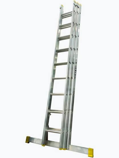 Lyte EN131 Trade Triple Extension Ladder – Lightweight & Certified