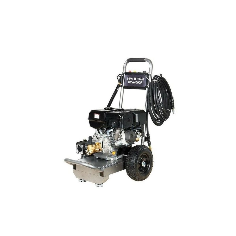 Hyundai 4000psi 420cc 15L/min Petrol Pressure Washer & 24" Flat Surface Cleaner | HYW4000P + 85.403.010